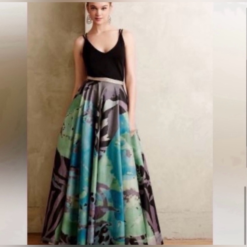 Anthropologie Pintura Ball Maxi Skirt by Geisha Designs 6